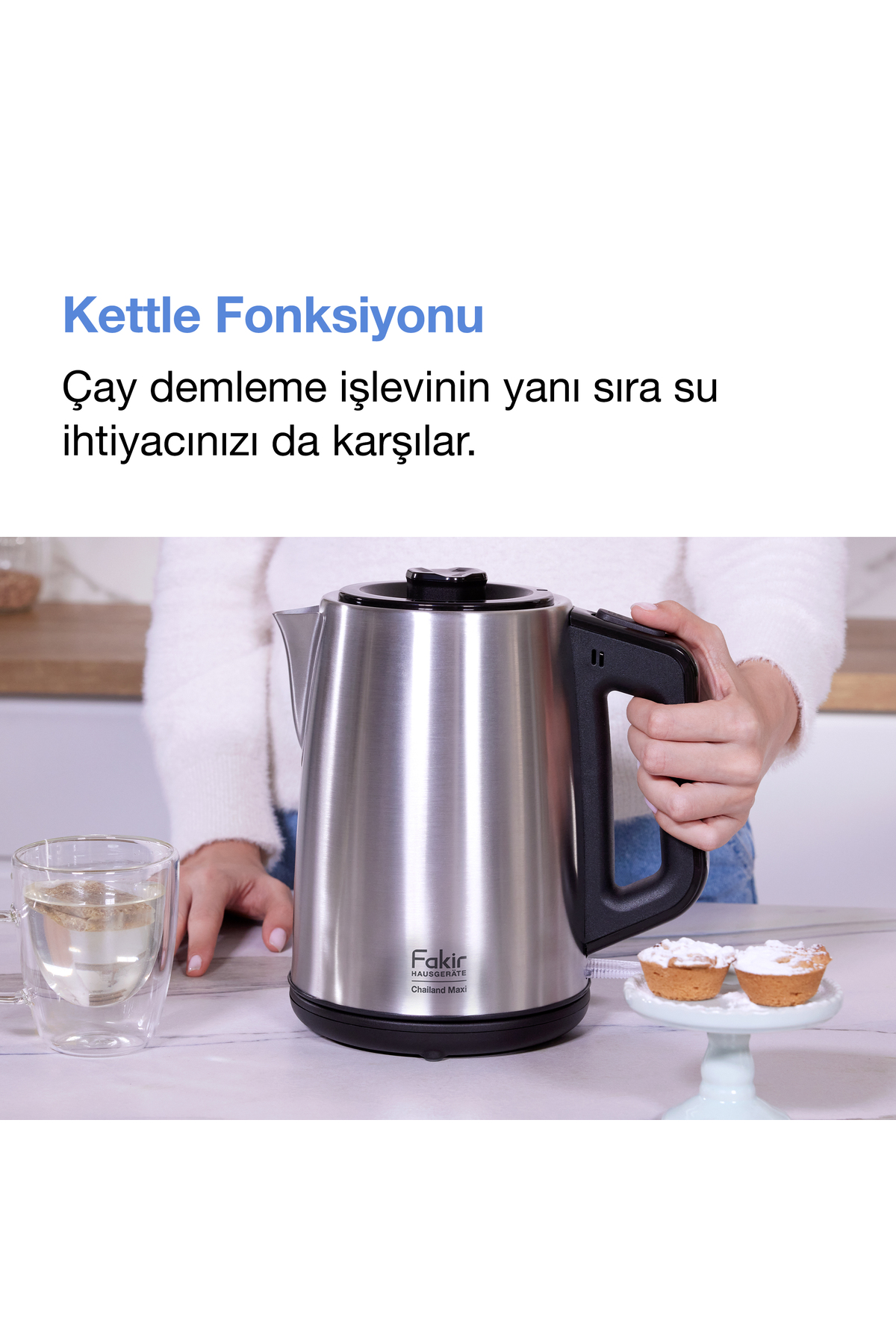 چای ساز لند ماکسی INOX اورجینال Fakir
