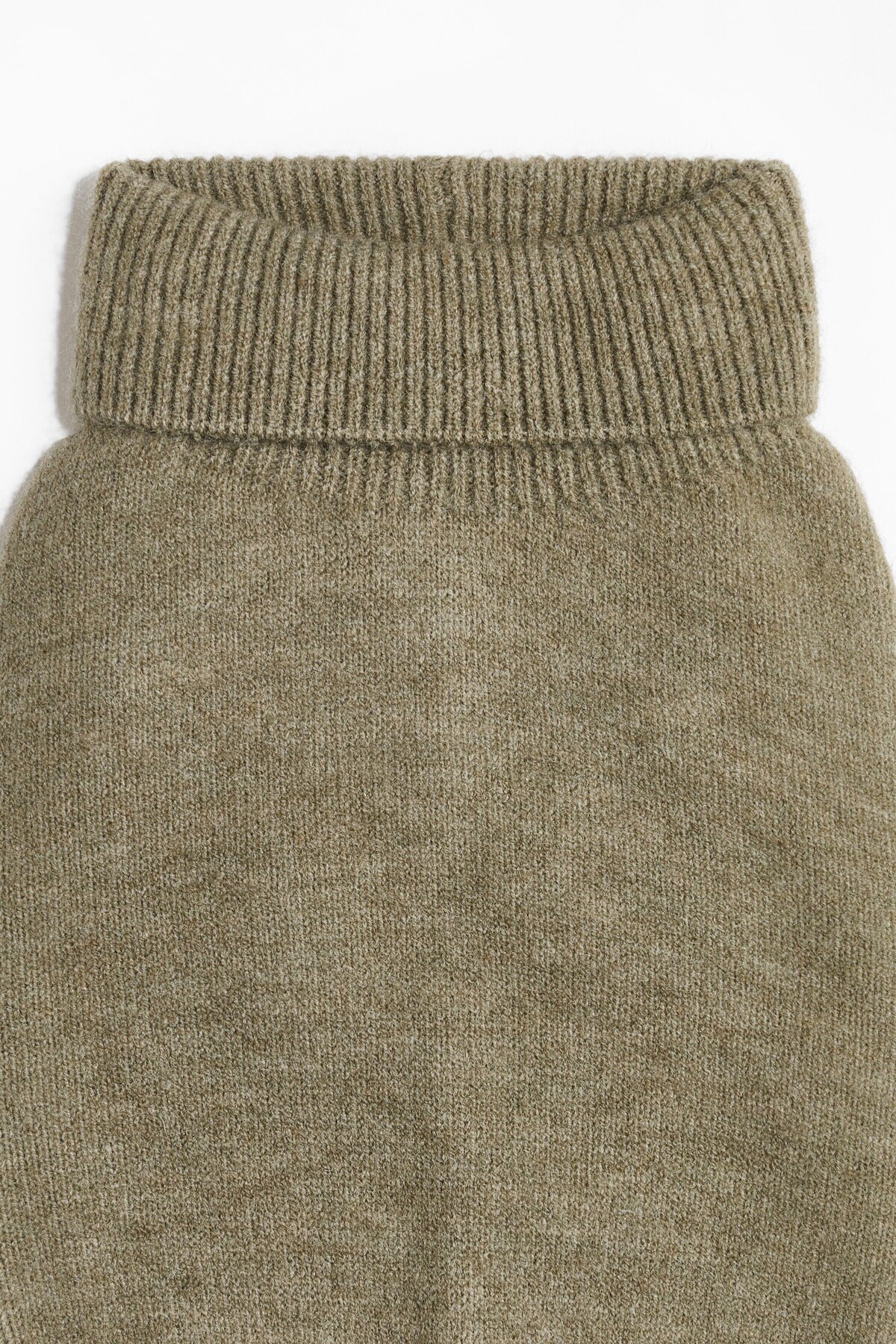 ژاکت بافت نازک سگ اچ‌اندام H&M، خاکی