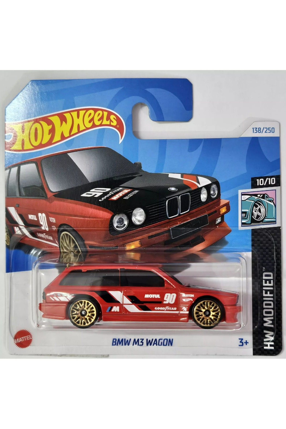 ماشین اسباب بازی تک BMW M3 WAGON قرمز هات ویلز اورجینال HOT WHEELS