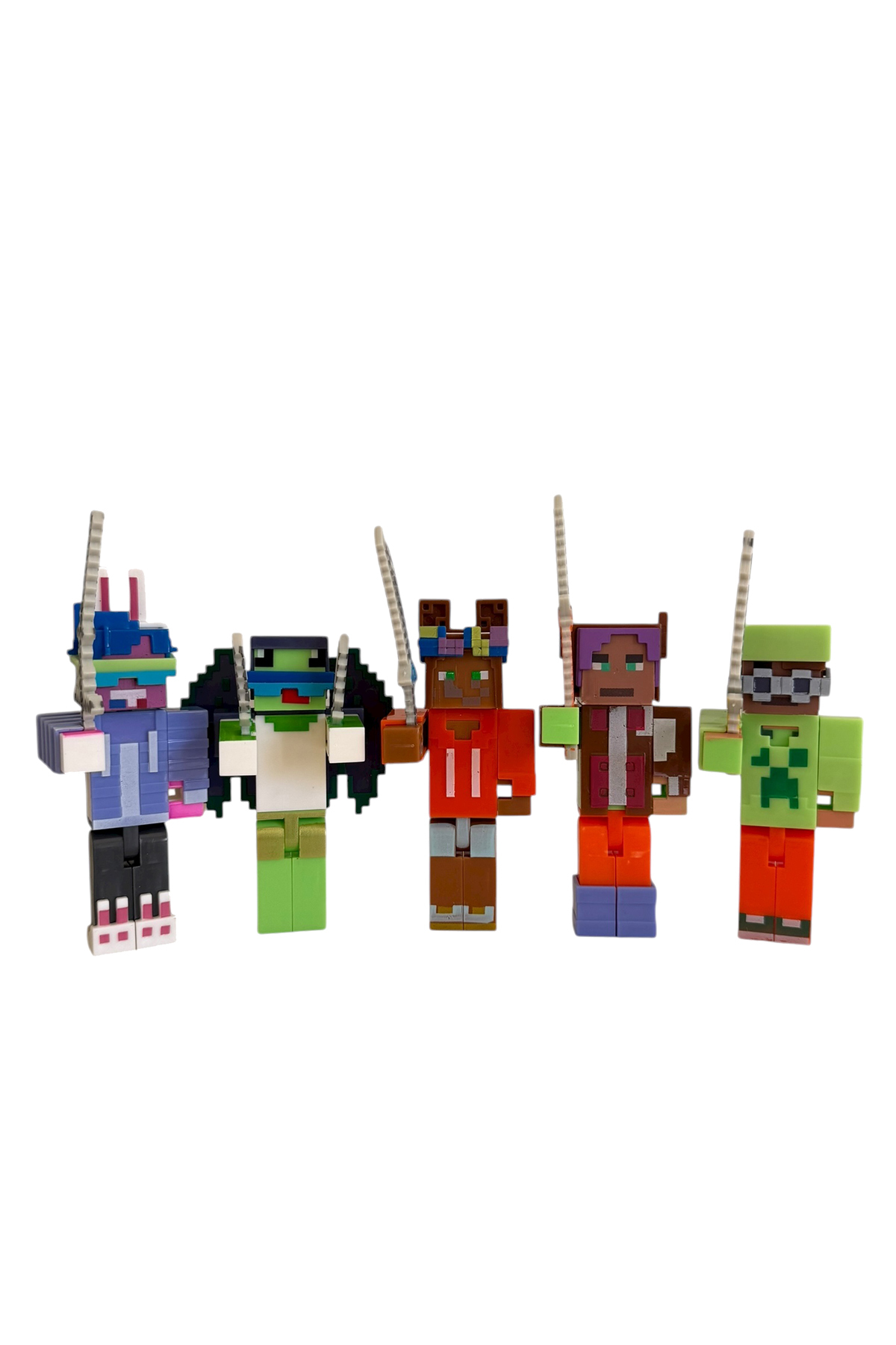 اسباب بازی های فیگور شخصیت MINECRAFT STORY MODE ویژه MAYNKRAFT TOY FIGURES 5 PIECES 11 CM UDATOYS