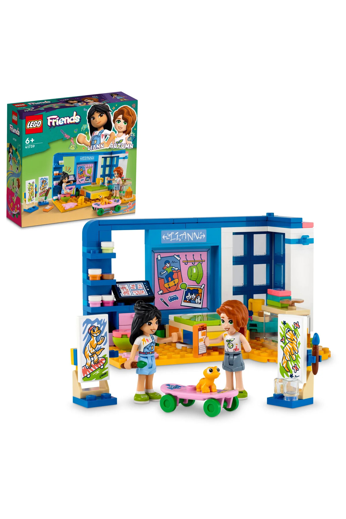 LEGO مجموعه ساخت و ساز اتاق لیان دوستان اسباب بازی ساخت و ساز برای کودکان 6 ساله و بالاتر (204 قطعه)