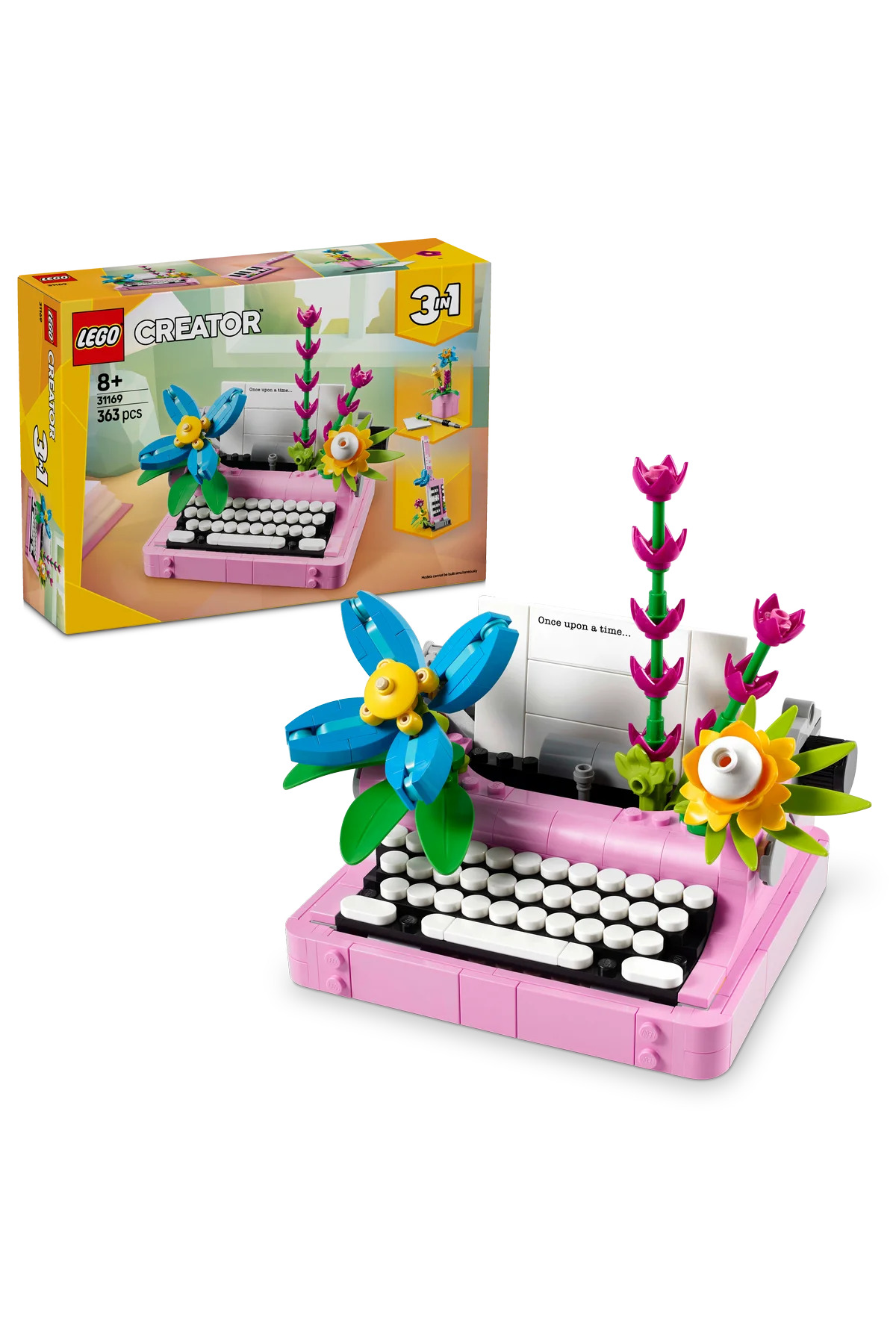 لگو و اسباب بازی های ساخت محور ® CREATOR 3 IN 1 FLORAL TYPEWRITER 31169 مجموعه ساختمانی خلاقانه اسباب‌بازی برای کودکان 8 سال به بالا 363P از ترکیه LEGO