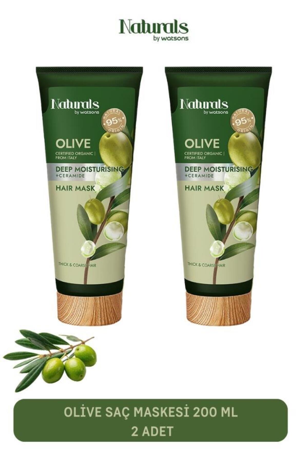 ماسک موی زیتون نچرالز بای واتسونز Naturals By Watsons، بسته ۲ عددی ۲۰۰ میلی‌لیتری