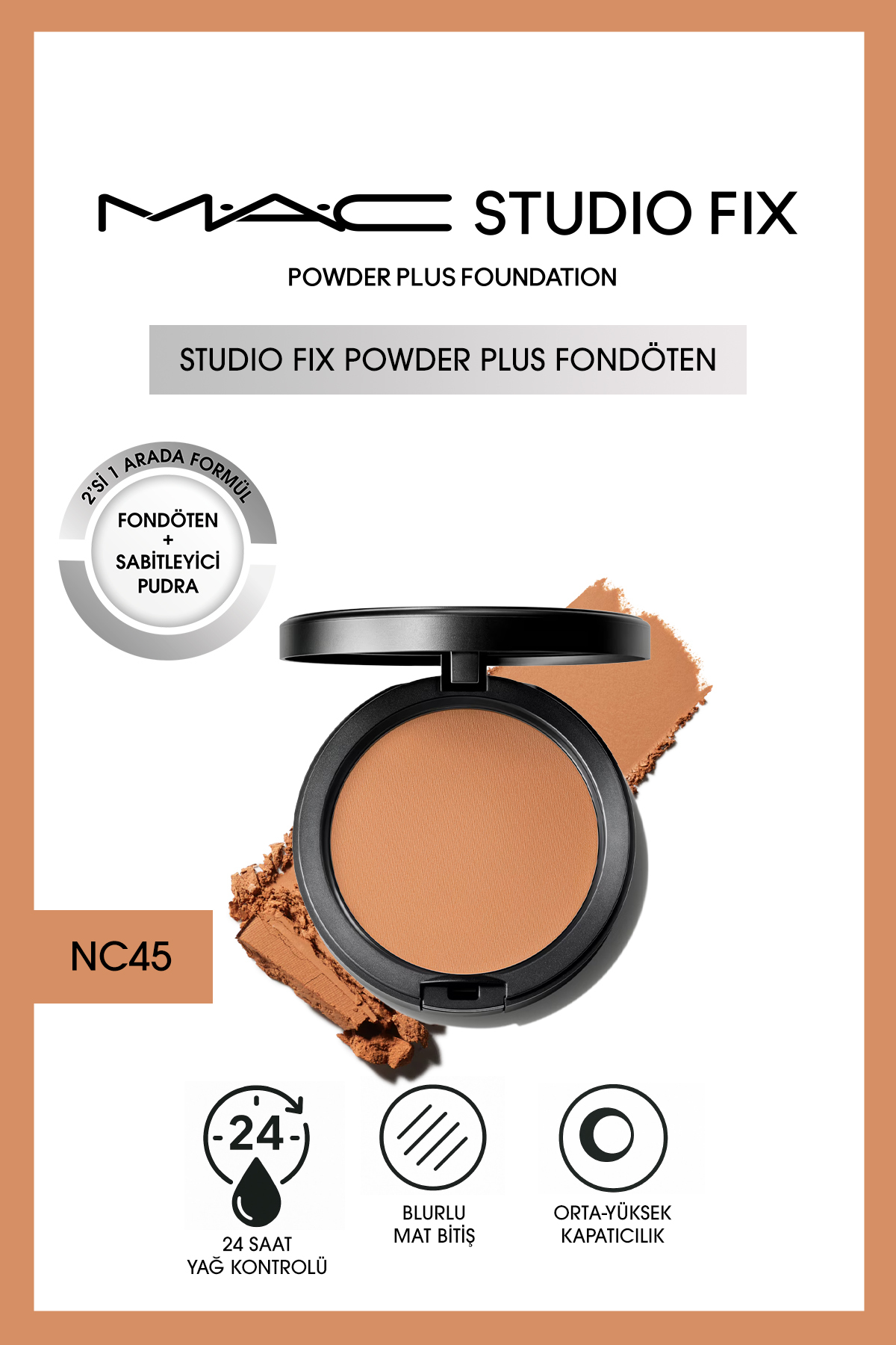 کرم پودر جدید استودیوی فیکس به علاوه بنیاد NC45 Mac
