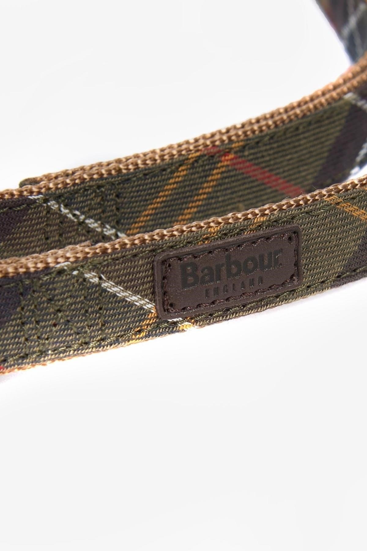 قلاده گردنی سگ باربور Barbour تارتان کلاسیک TN11، مدل DAC0006-C06 قهوه‌ای