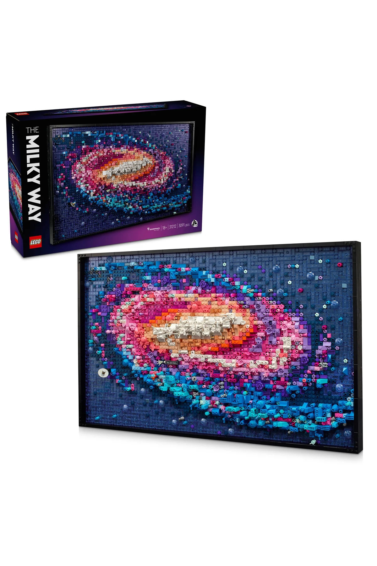 لگو و اسباب بازی های ساخت محور ® هنر راه شیری GALAXY 31212 مجموعه ساختمان مدل نقاشی کلکسیونی برای بزرگسالان 3091P اورجینال LEGO