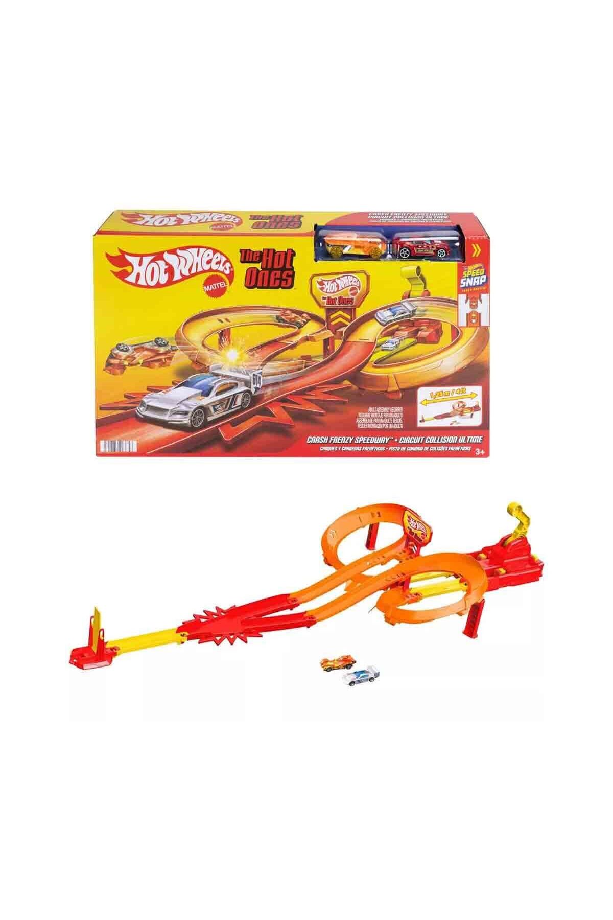 اسباب بازی های فیگور دیگر JFD11 THE HOT ONES CRASH SPEEDWAY FRENZY از ترکیه HOT WHEELS