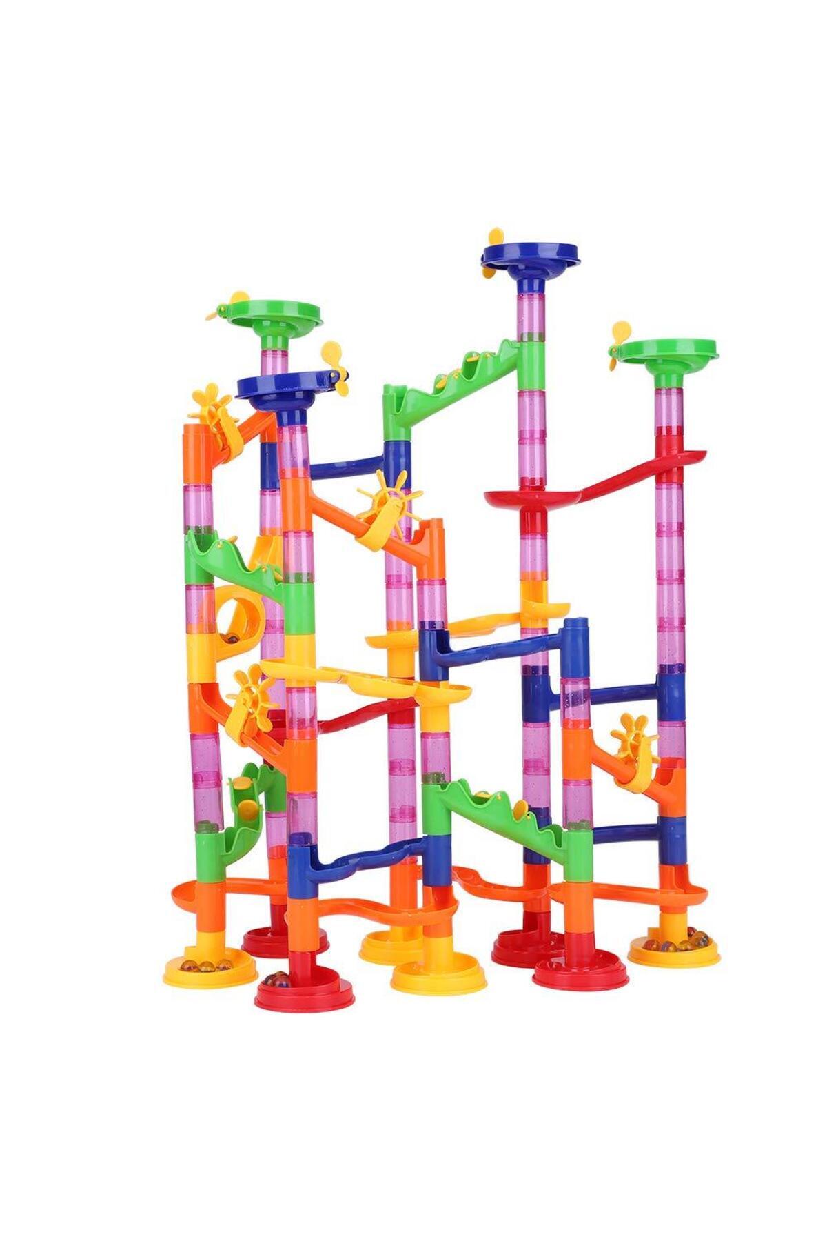 لگو و اسباب بازی های ساخت محور 58 PIECE MARBLE RUN BALL GAME BALLS IN THE MAZE از ترکیه Mashotrend