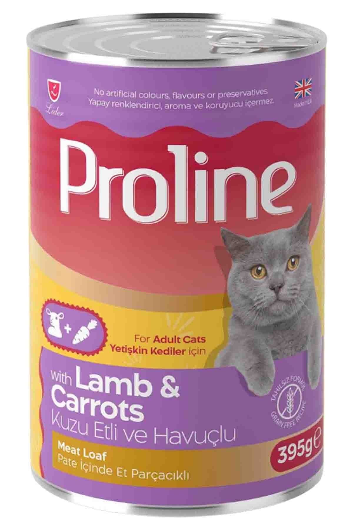 غذای کنسروی گربه پرولاین Proline، بسته ۲۰ عددی ۴۰۰ گرمی