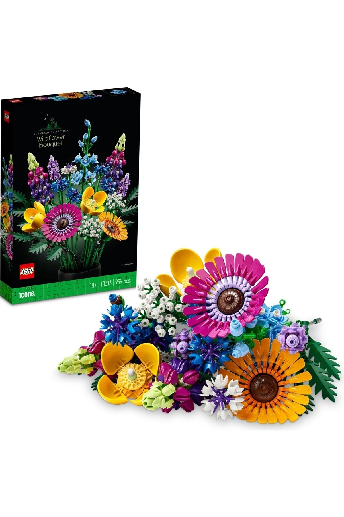 لگو و اسباب بازی های ساخت محور ® ICONS WILDFLOWERS BOUQUET 10313 اورجینال LEGO