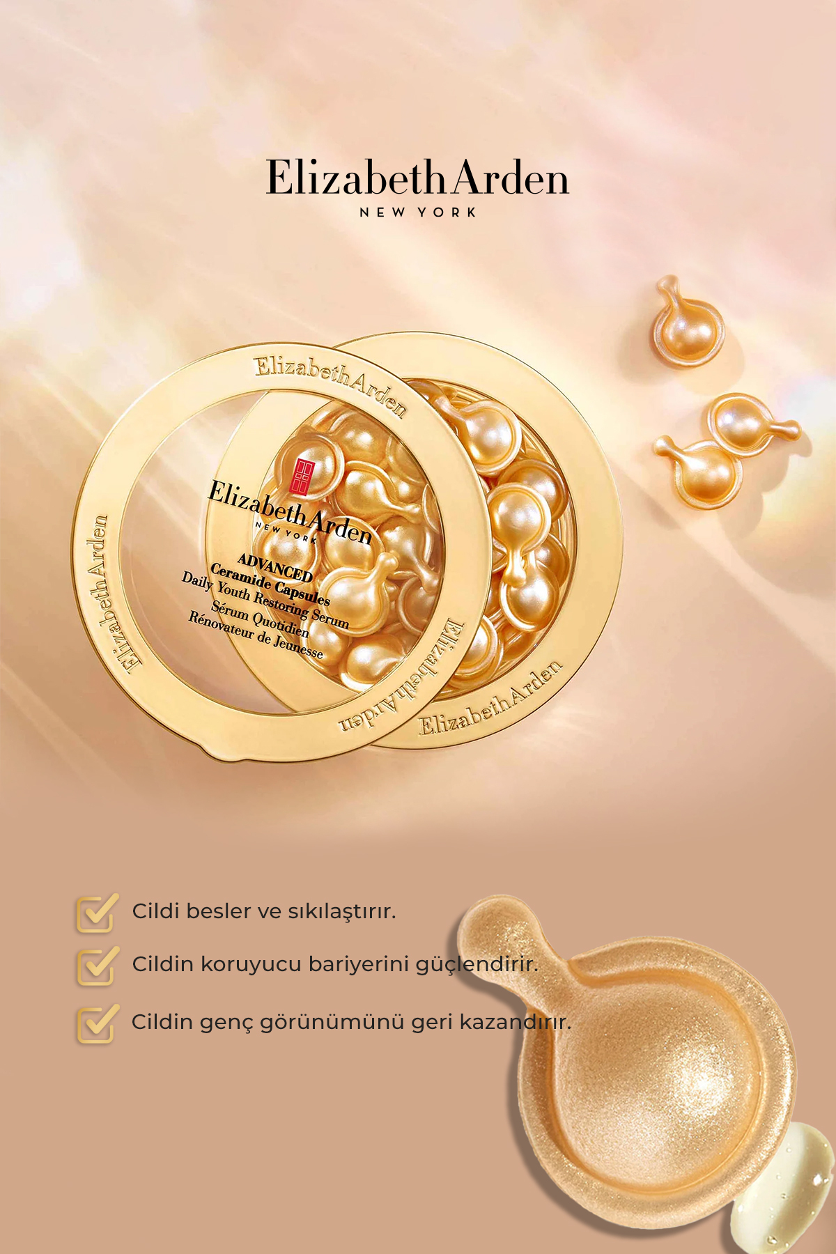 Elizabeth Arden سرم پوشیده شده پیشرفته سرامید