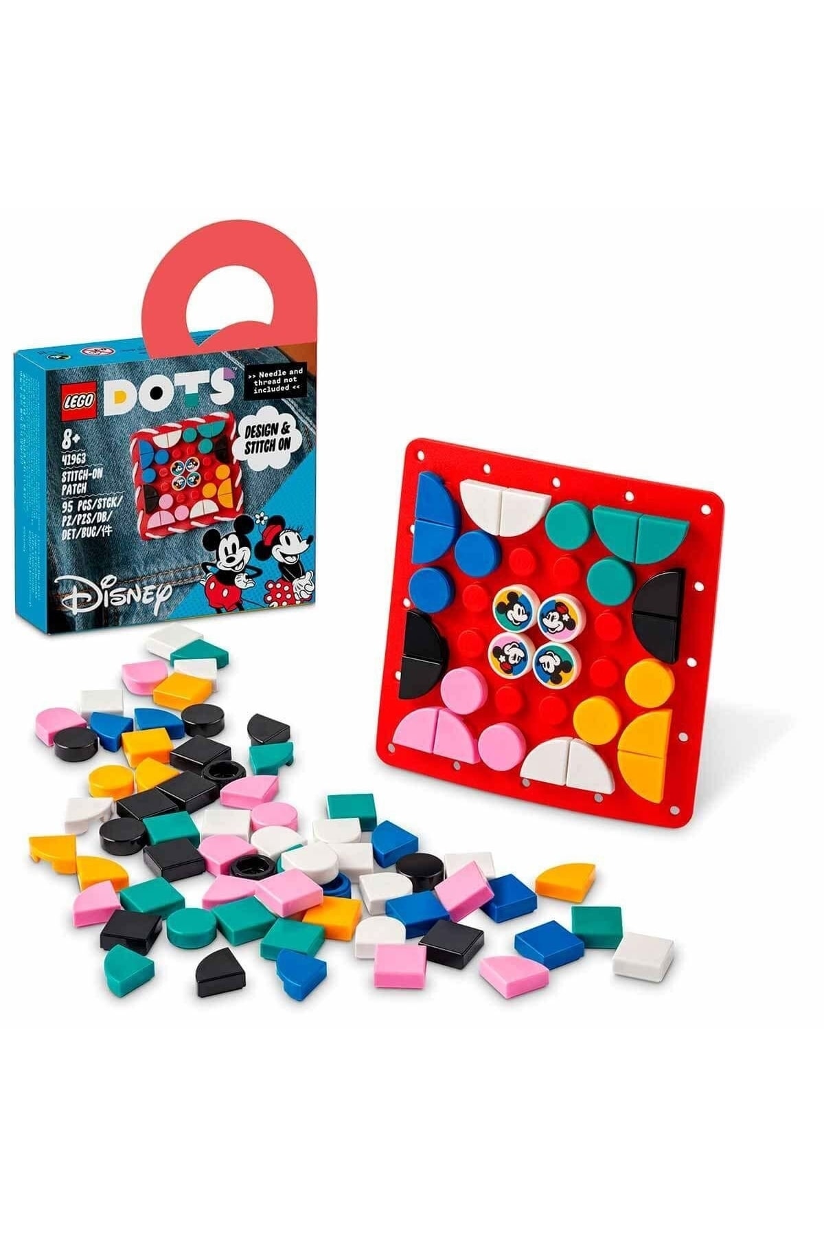 لگو و اسباب بازی های ساخت محور 41963 DOTS, MICKEY AND MINNIE STITCH ON PATCH, 95 PIECES, AGES +8 از ترکیه LEGO