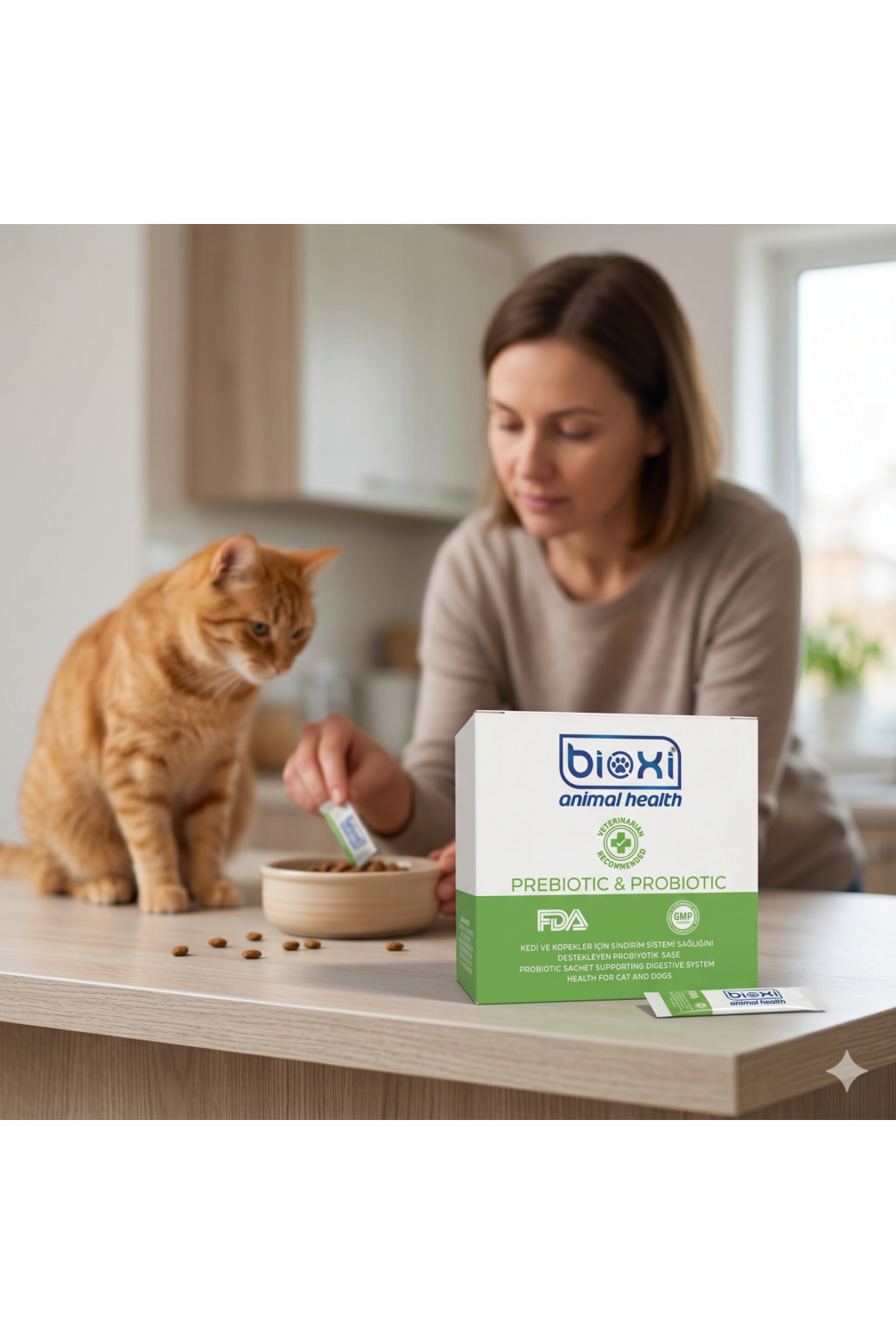 پروبیوتیک و پری‌بیوتیک سگ و گربه بایوکسی Bioxi مدل BXPR01