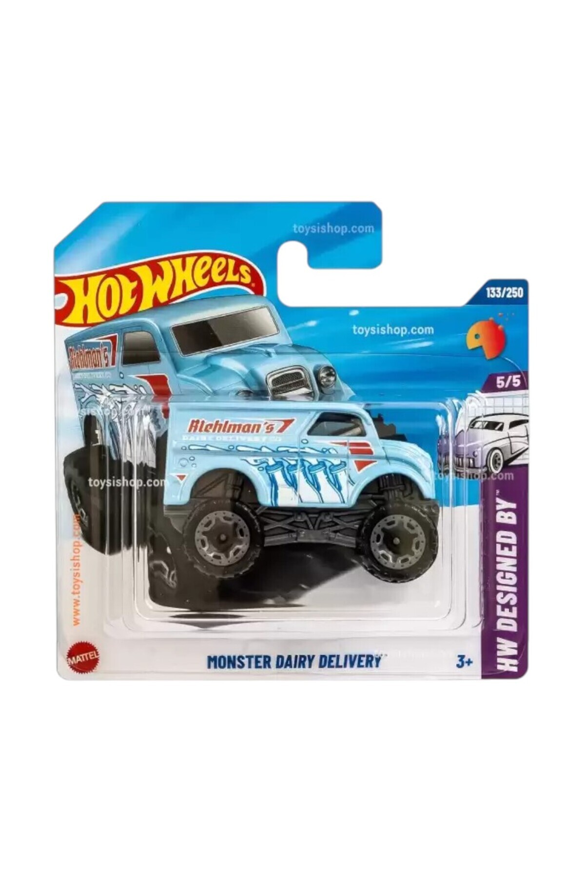 ماشین اسباب بازی MONSTER DAIRY DELIVERY HW DESIGNED BY HYX93 از ترکیه HOT WHEELS