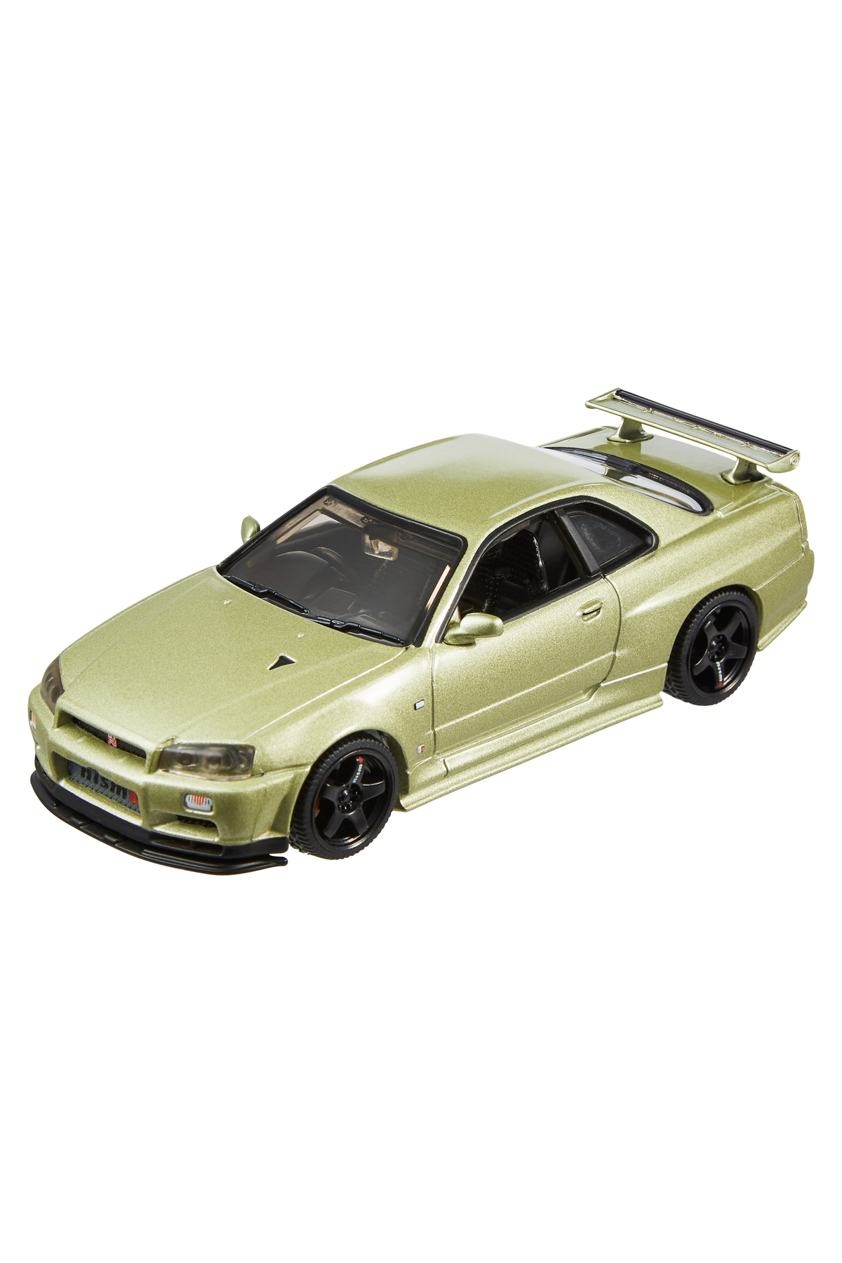 ماشین اسباب بازی پریمیوم نیسان SKYLINE GT R BNR34 V SPEC NUR با قطعات NISMO مقیاس سبز 1:43 از ترکیه HOT WHEELS