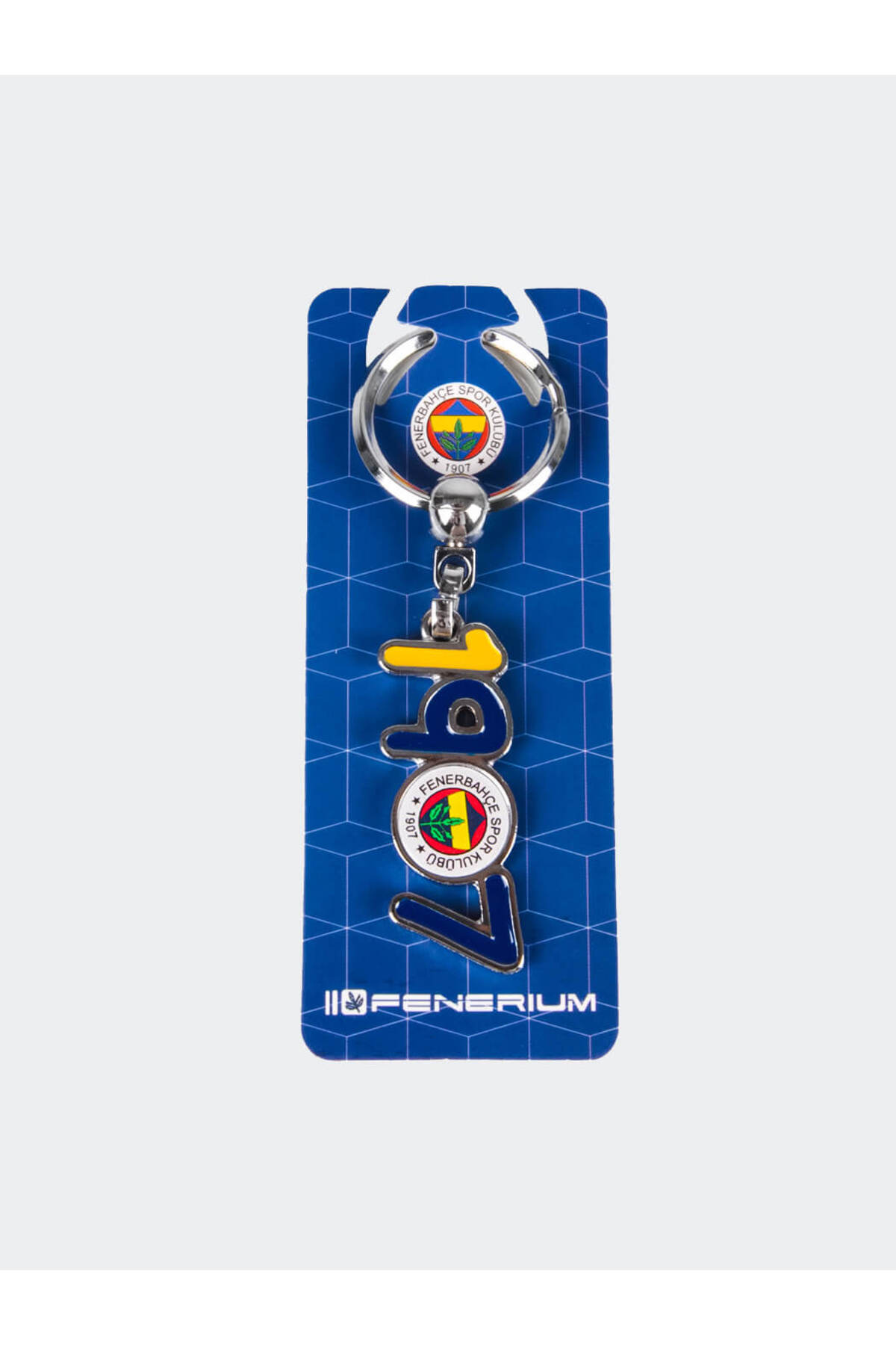 جلیقه کلید 1907 جاکلیدی فلزی زرد ناوی Fenerbahçe