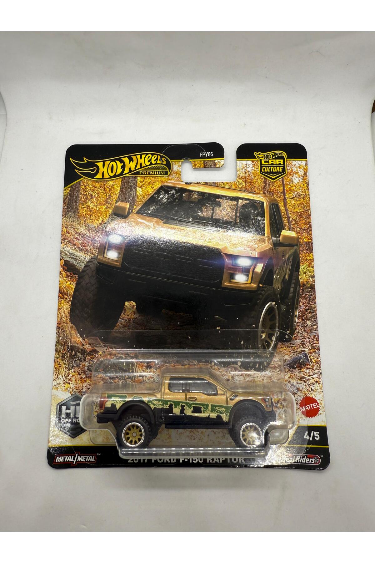 ماشین اسباب بازی فورد F 150 پیکاپ پریمیوم 2017 HW OFFROAD از ترکیه HOT WHEELS