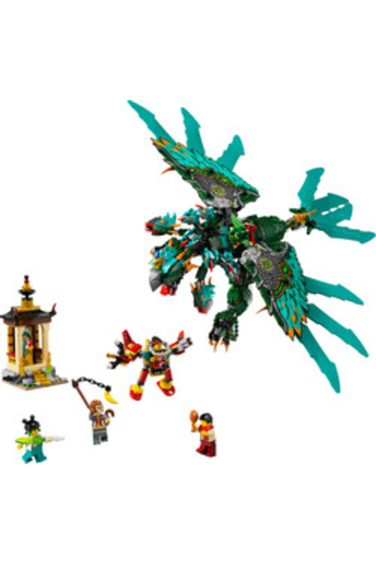 لگو و اسباب بازی های ساخت محور 80056 MONKIE KID NINE HEADED MONSTER اورجینال LEGO