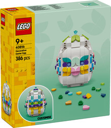 مجموعه ساختنی لگو LEGO آیکونیک Iconic تخم‌مرغ تزئینی عید پاک مدل 40816، ۳۸۶ قطعه