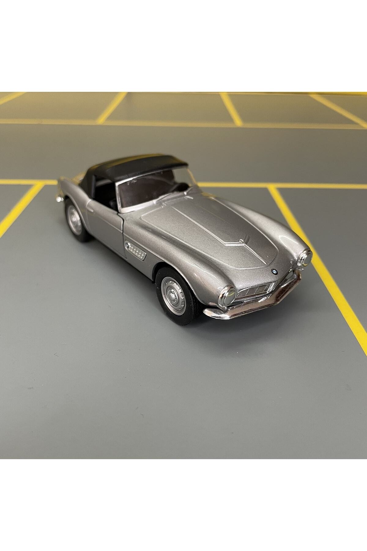 مدل خودرو BMW 507 1956 1 36 SCALE C&amp;C MODEL GARAGE PULL DROP DIECAST METAL TOY CAR اورجینال WELLY