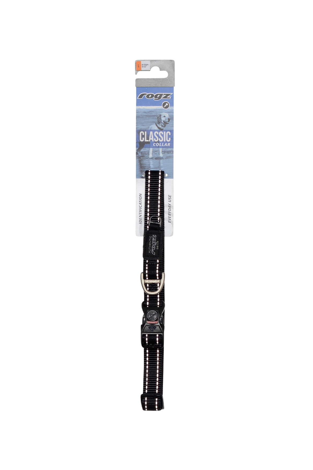 قلاده گردنی سگ راگز Rogz مدل Utility Collar، مشکی