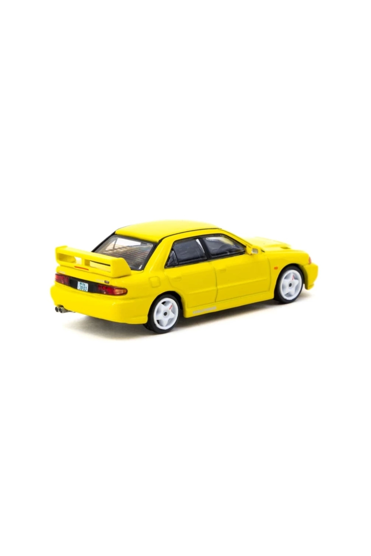مدل خودرو 1 64 لنسر GSR EVOLUTION III زرد با کارت های TARMAC اورجینال Tarmac Works