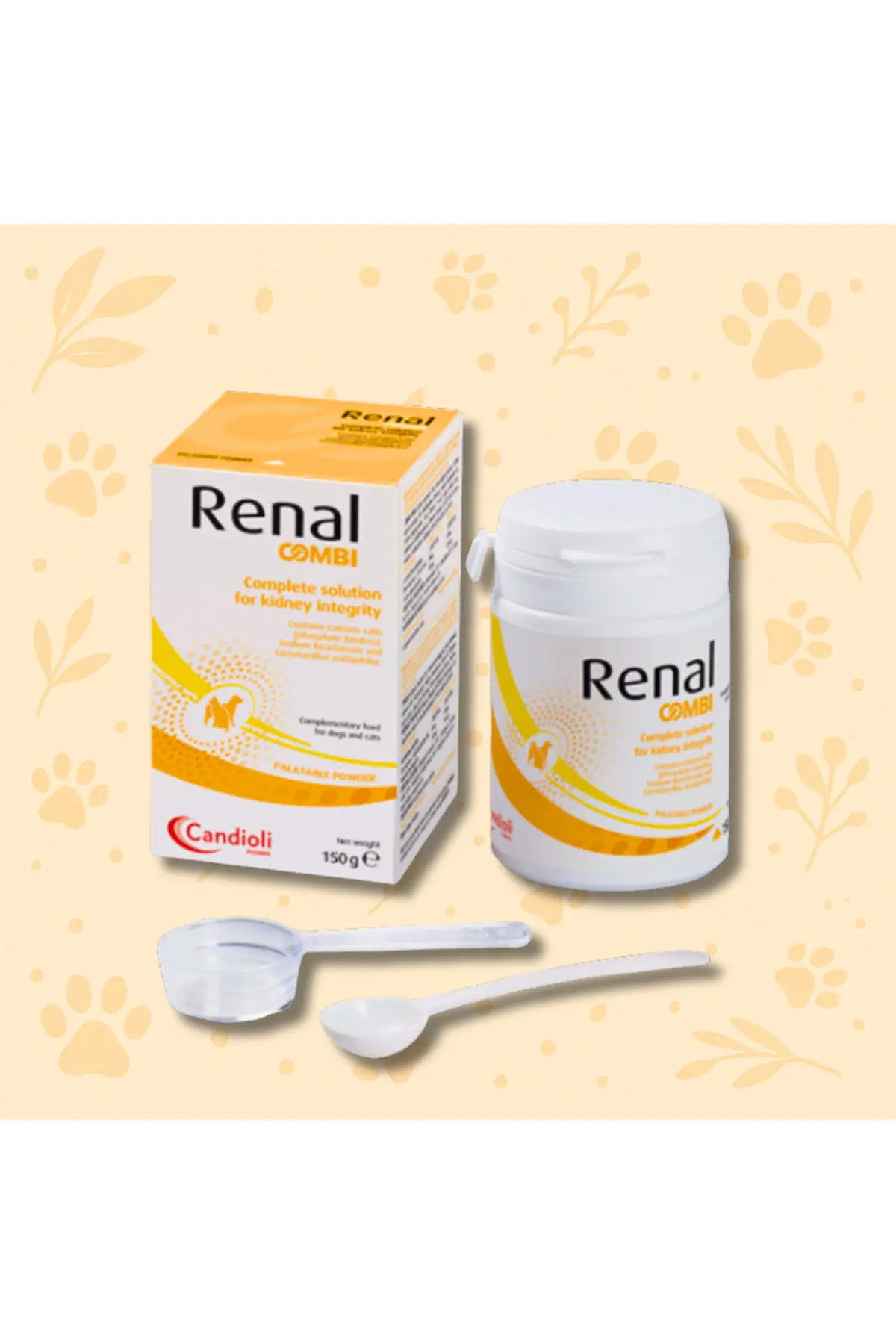 مکمل گربه کاندیولی Candioli Renal Combi و محلول مراقبتی Veltrium، تاریخ انقضای Renal Combi: 09.2027