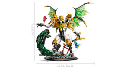 مجموعه ساختنی نبرد اژدهای چهارسر اولترا نینجاگو NINJAGO، لگو LEGO مدل 71872، ۲۱۷۸ قطعه، حداقل سن ۱۲ سال