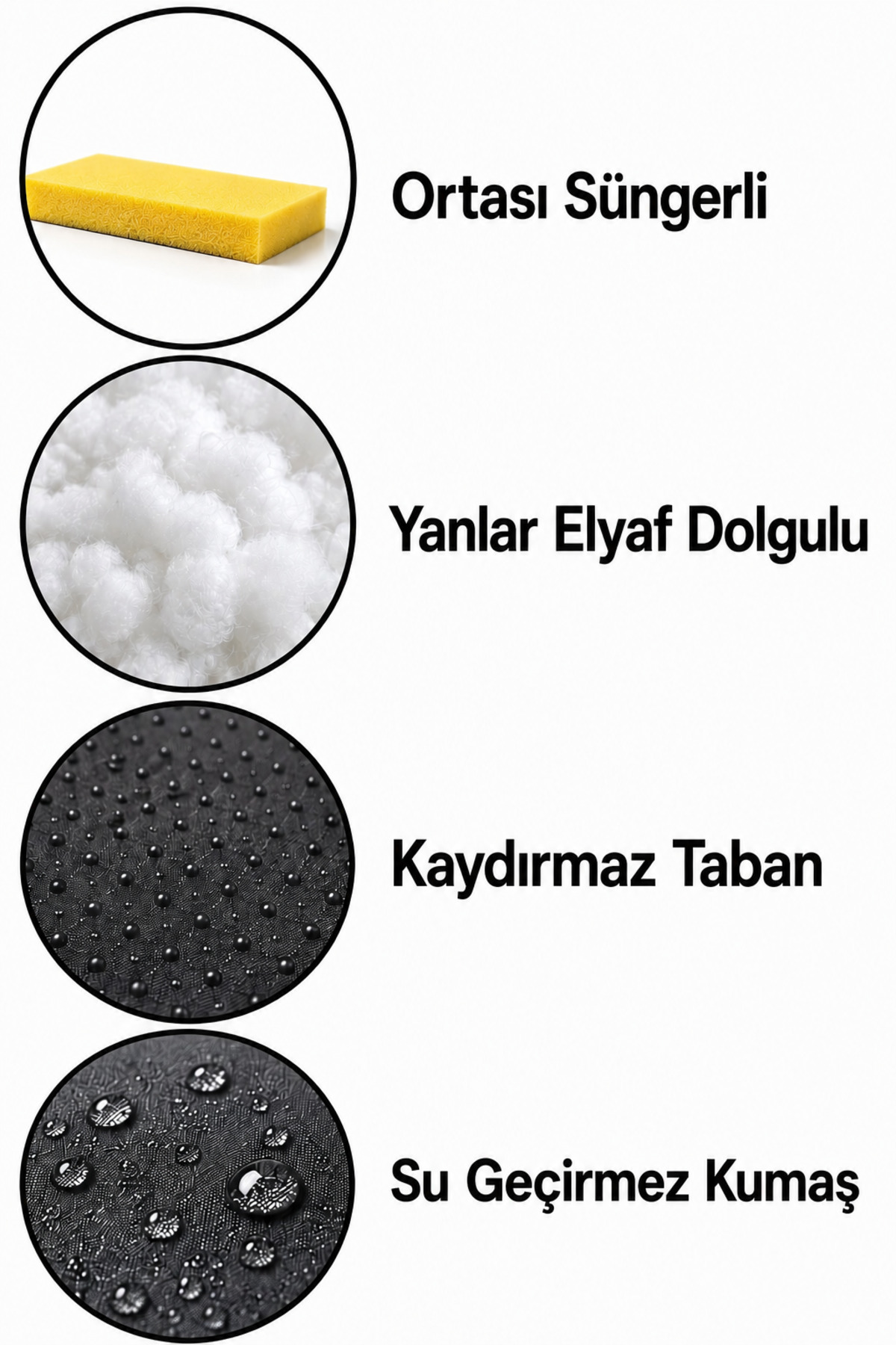 تشک زمینی سگ و گربه بیر پاتی ایزی Bir Pati İzi، مدل impertex، ضدآب با کف ضدلغزش سرمه‌ای