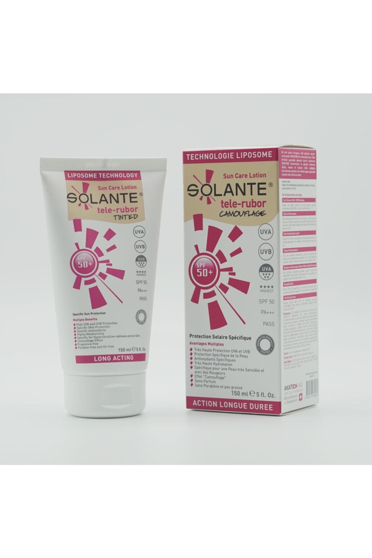 Solante ضدآفتاب تینت‌شده تله‌روبر SPF 50+