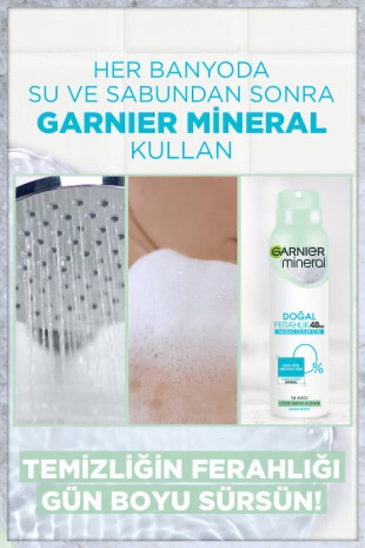 Garnier جذابیت طبیعی اسپری ضد تعریق زنانه معدنی