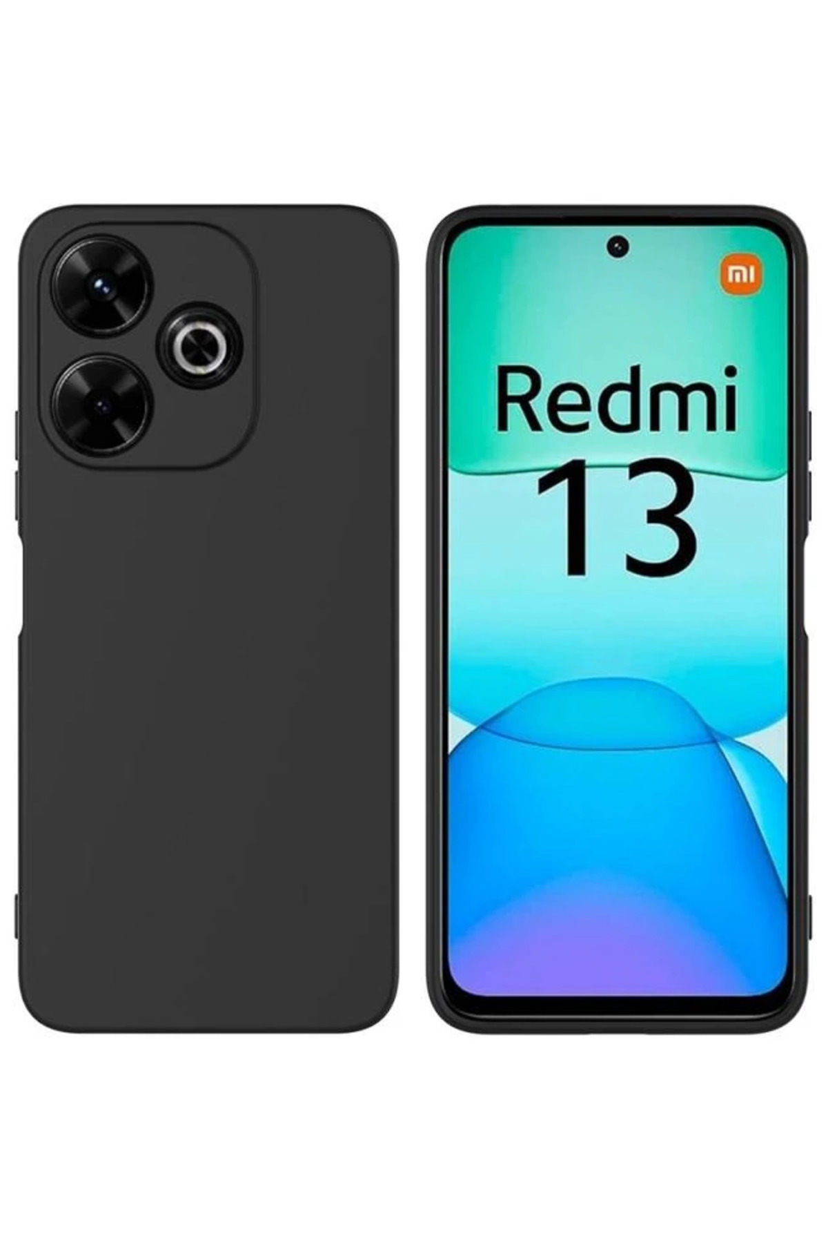 کاور و قاب پوشش محافظ دوربین سیلیکونی مایع نرم شیائومی REDMI 13 4G CASE VELVET LAUNCH فیبکس Fibaks
