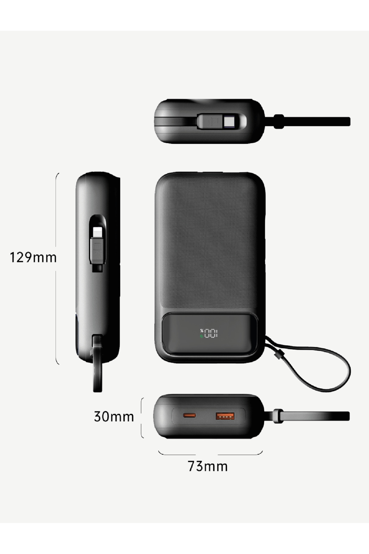 پاوربانک شارژ بی سیم WP28 PREMIUM 20000 MAH 15W اورجینال Linktech