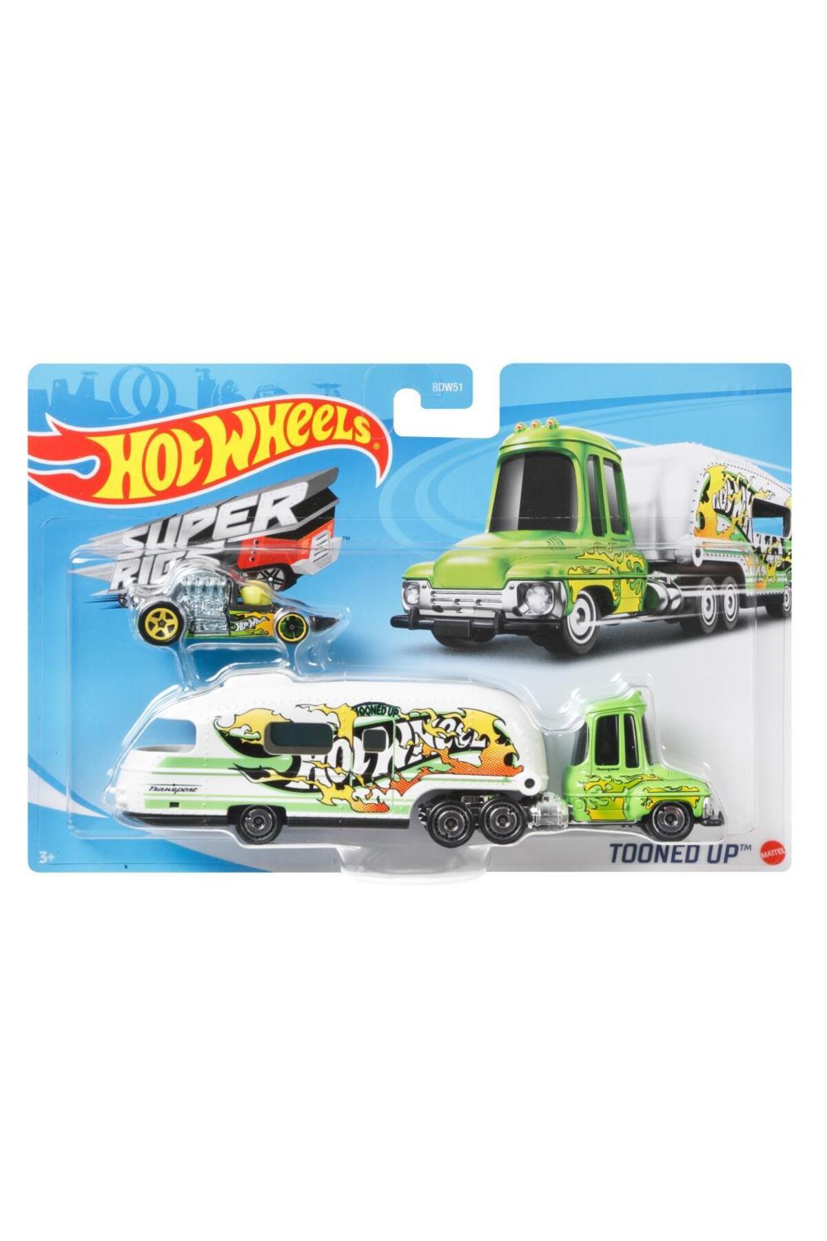 کامیون و ماشین آلات ساختمانی اسباب بازی های حامل BDW51 GKC26 هات ویلز اورجینال HOT WHEELS