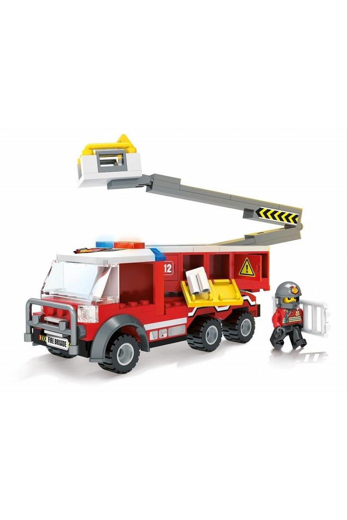 لگو و اسباب بازی های ساخت محور نجات آسانسور BLOCKI MYFIREBRIGADE آتش نشانی KB0814 از ترکیه ToysAll
