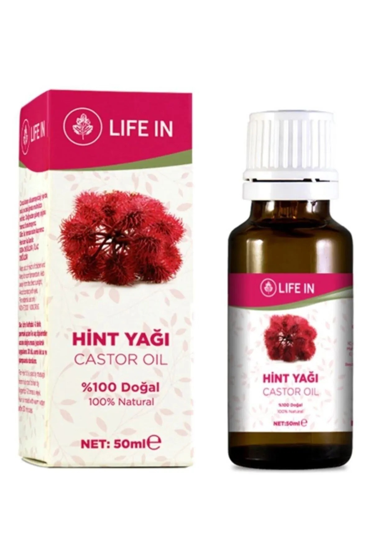 روغن مراقبتی حاوی روغن هسته انار 50 میلی لیتر Life In