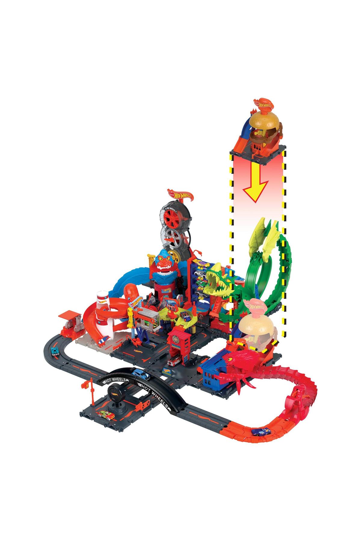ماشین اسباب بازی سریال زندگی شهر HDR24 HDR26 هات ویلز اورجینال HOT WHEELS
