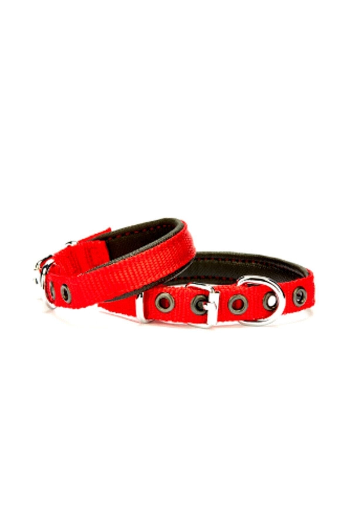 قلاده گردنی بافته‌شده سگ داگی Doggie Comfort، سایز کوچک، قرمز، ۱٫۵×۲۰–۲۵ سانتی‌متر