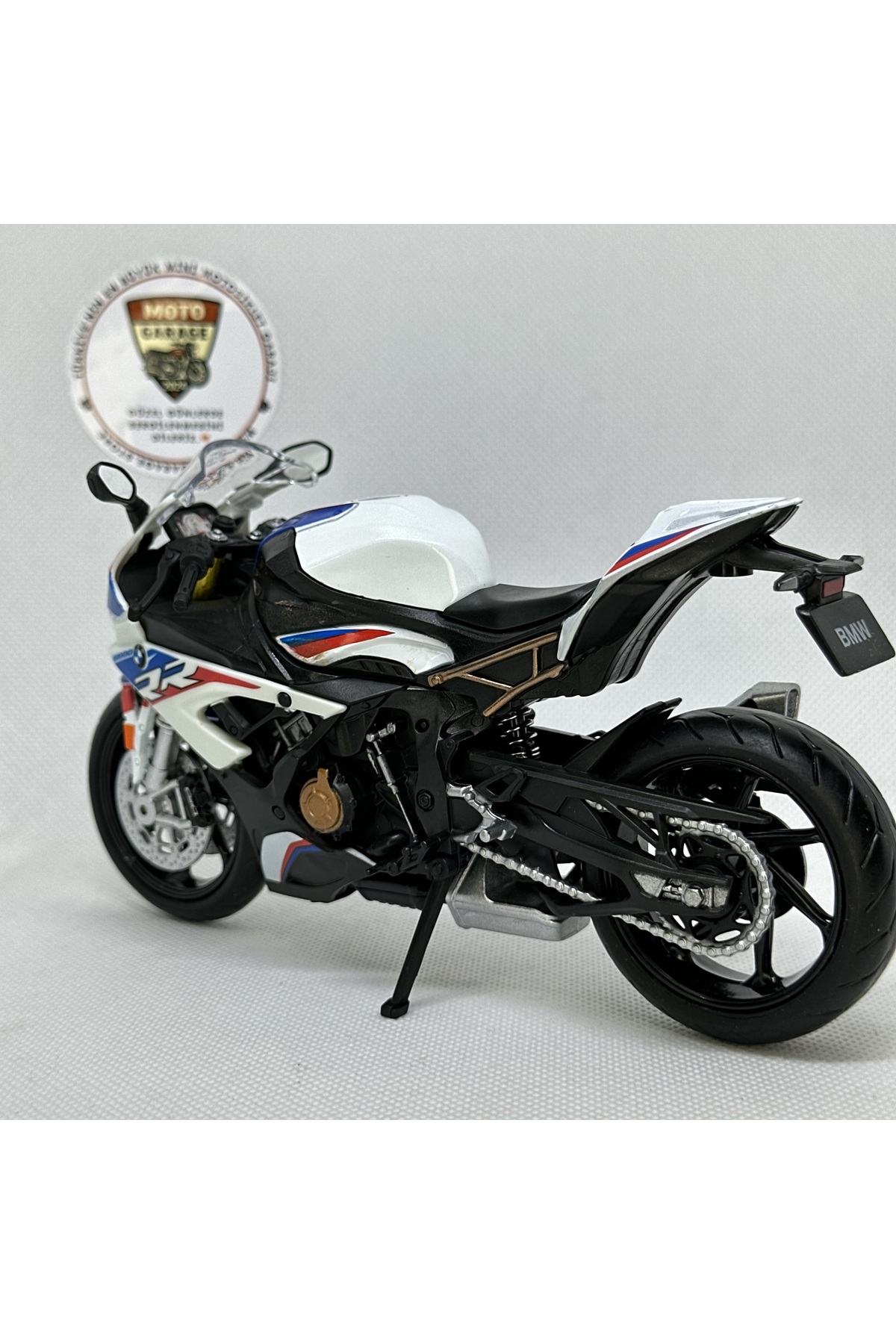 مدل خودرو موتورسیکلت BMW S1000RR 1:12 MAISTO DIECAST – مجموعه بدنه فلزی اورجینال MotoGarage