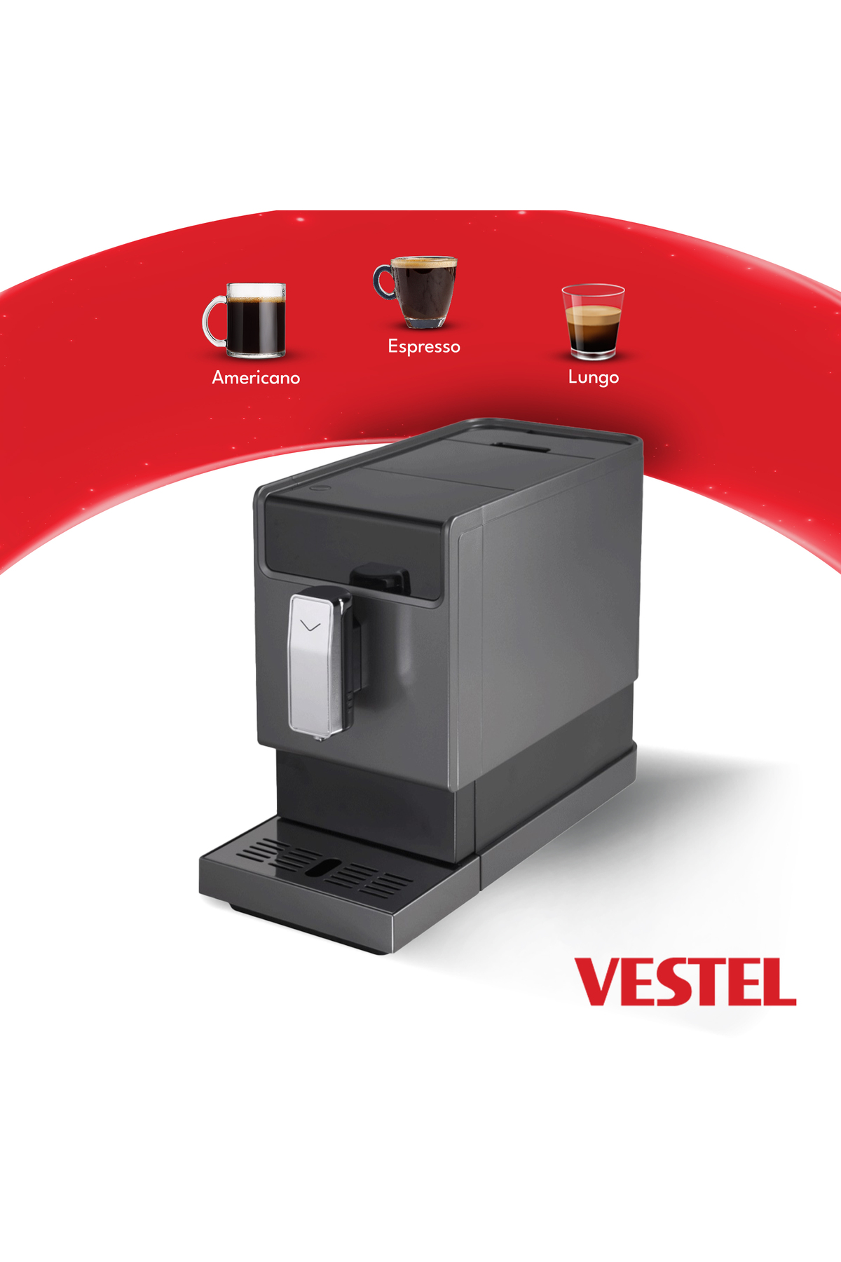 دستگاه اسپرسو و کاپوچینو اسپرسوساز تمام اتوماتیک ESPR8019 اورجینال VESTEL
