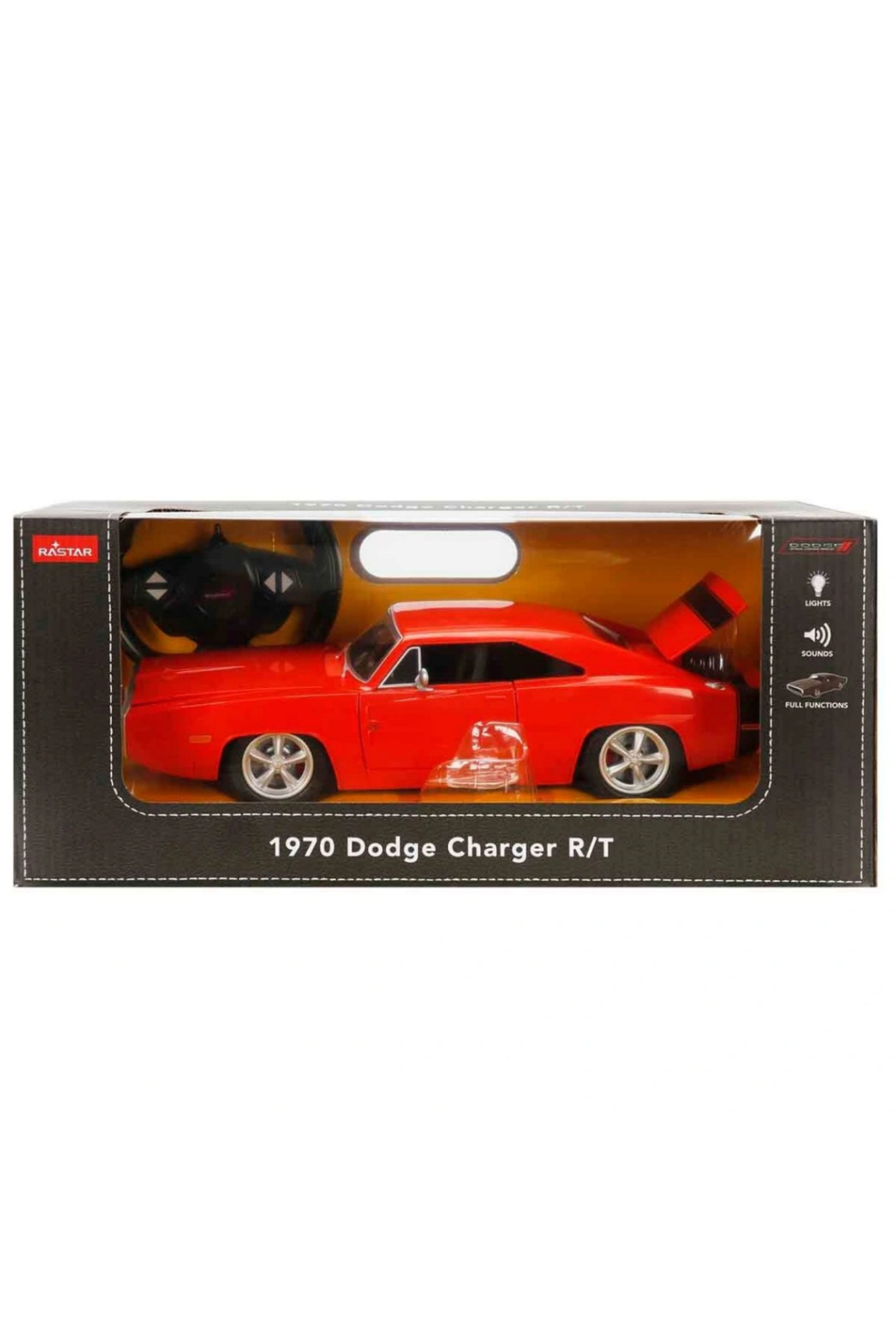 مدل خودرو 1:16 1970 DODGE CHARGER R T ماشین کنترل از راه دور با صدا و چراغ اورجینال Timboxstore