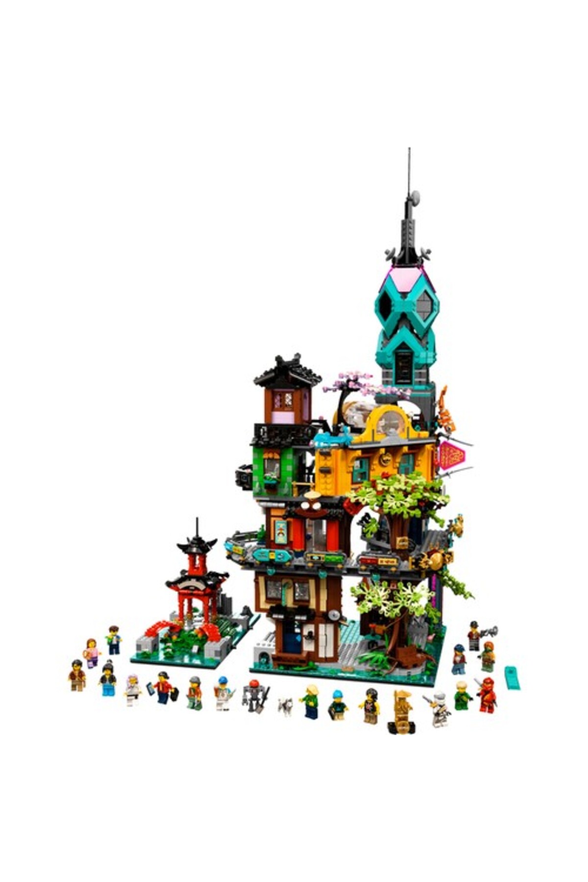 لگو و اسباب بازی های ساخت محور NINJAGO 71741 CITY GARDENS اورجینال LEGO