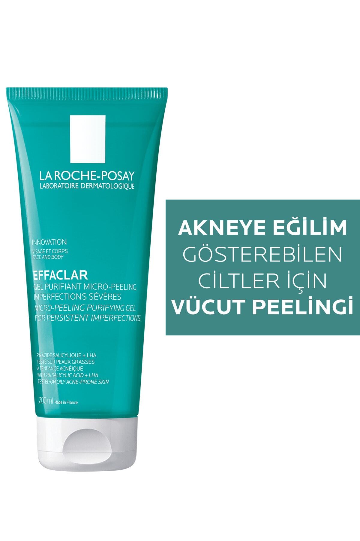 اسکراب بدن تمیز کردن ژل کننده 200 میل در برابر نقص پوست و منافذ گرفتگی La Roche Posay