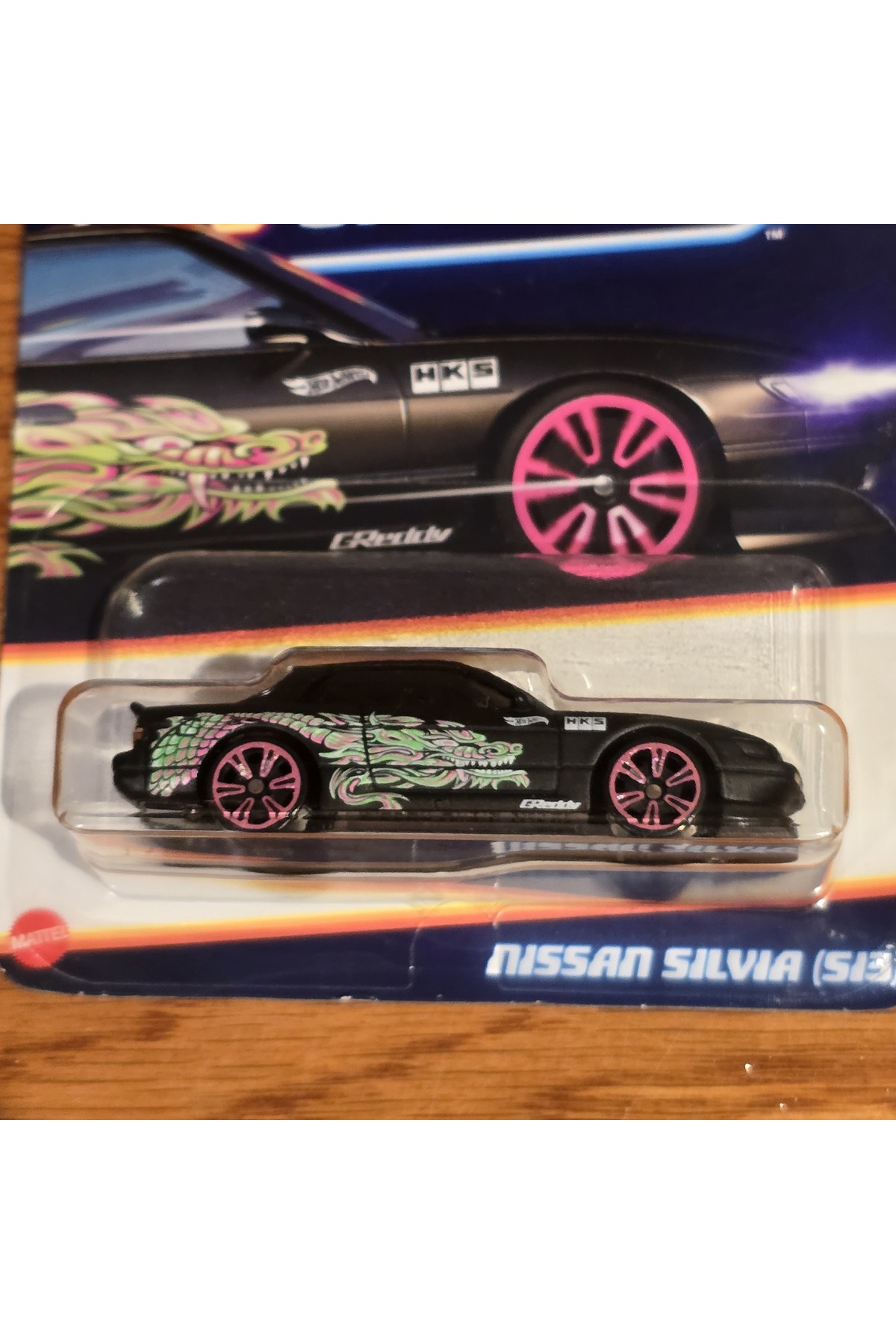 ماشین اسباب بازی نئون اسپیدرز نیسان سیلویا S13 JBY94 از ترکیه HOT WHEELS