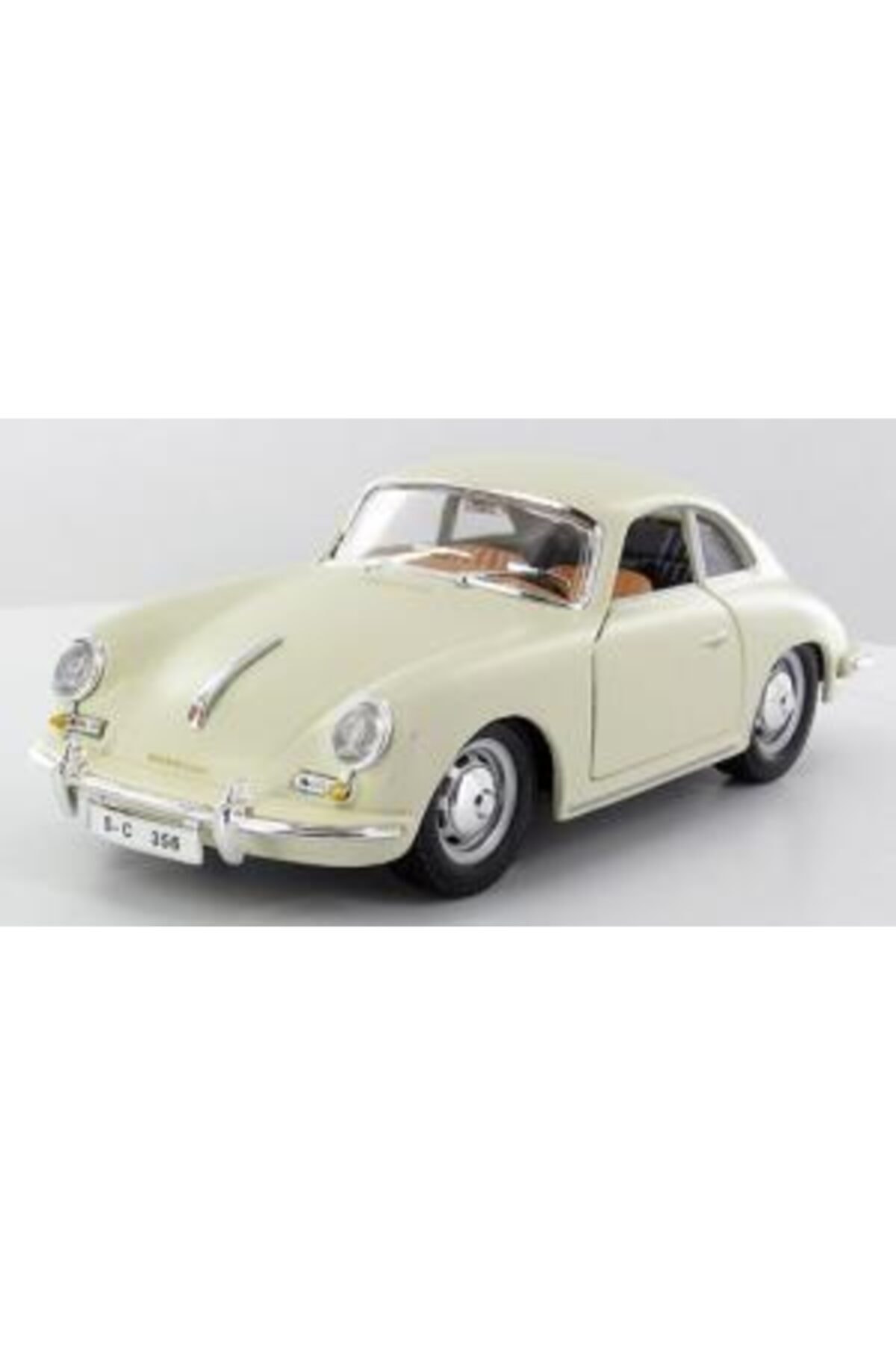 مدل خودرو B 1961 PORSCHE 356B COUPE CREAM 1:24 ماشین اورجینال Burago