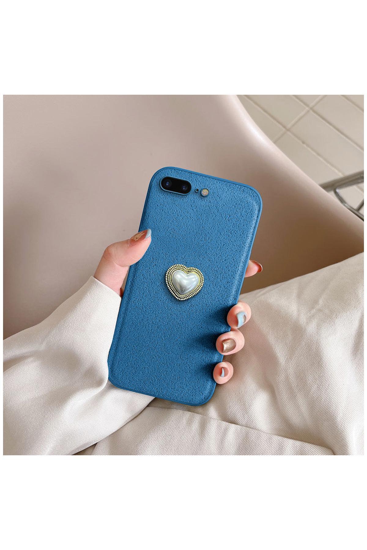 کاور و قاب سازگار APPLE IPHONE 8 PLUS CASE ZEBANA VELVIX SILICONE BLUE LIGHT اورجینال Zebana