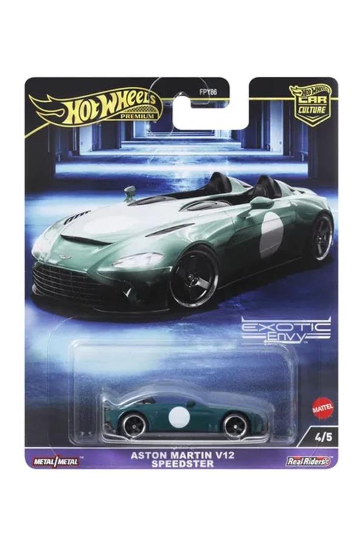 ماشین اسباب بازی کشت اتومبیل PREMIUM 2024 EXOTIC ENVY ASTON MARTIN V12 SPEEDSTER HKC78 هات ویلز اورجینال HOT WHEELS
