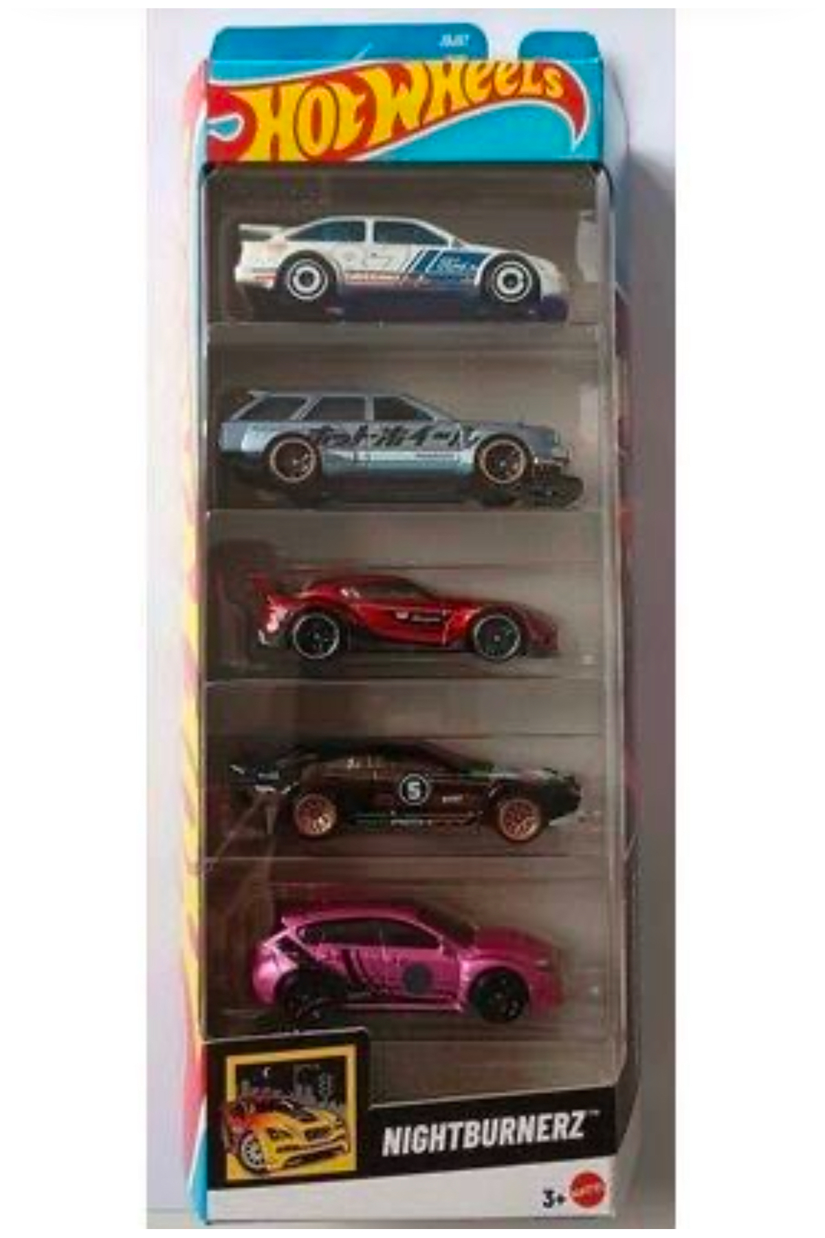 ماشین اسباب بازی ست 5 تایی NIGHTBURNERZ SUPRA HOT WHEELS
