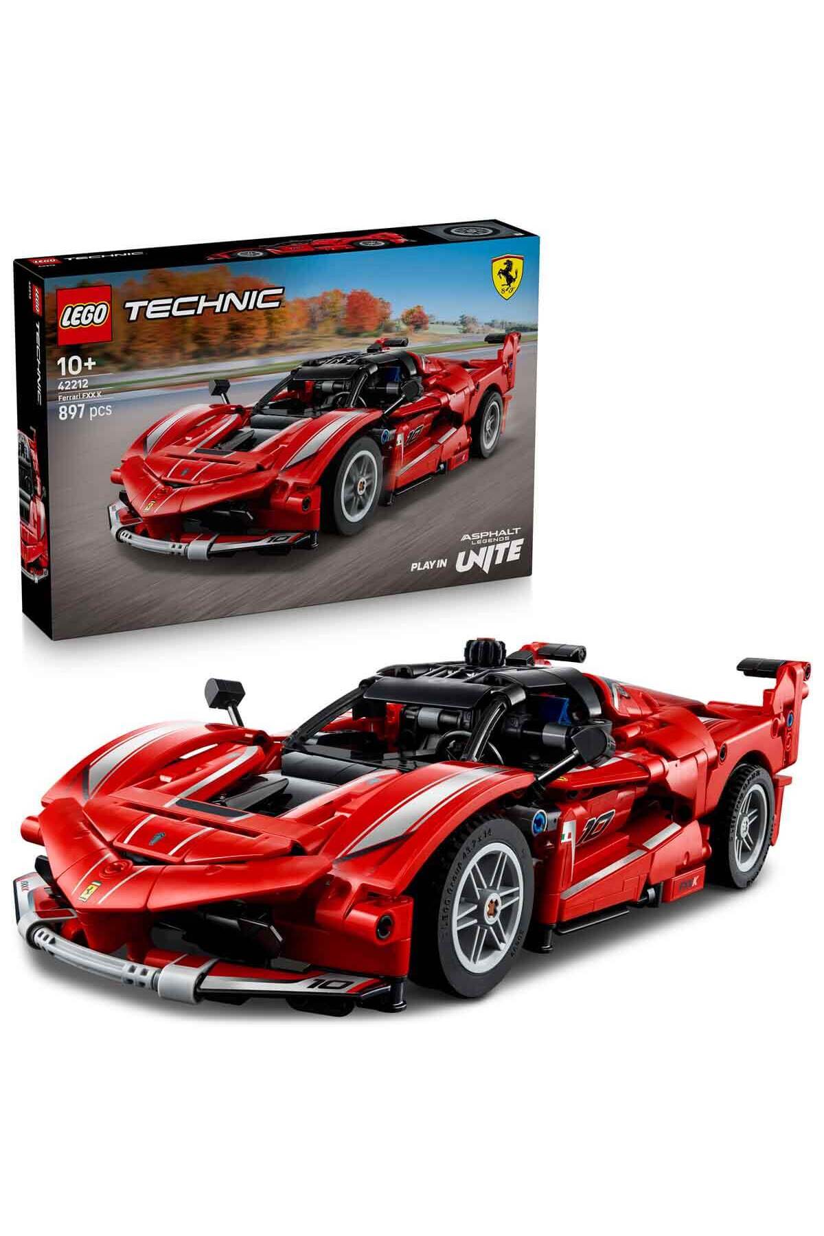لگو و اسباب بازی های ساخت محور TECHNIC FERRARI FXX K 42212 مجموعه ساز STEM TOY برای کودکان 10 سال به بالا 897 P اورجینال LEGO