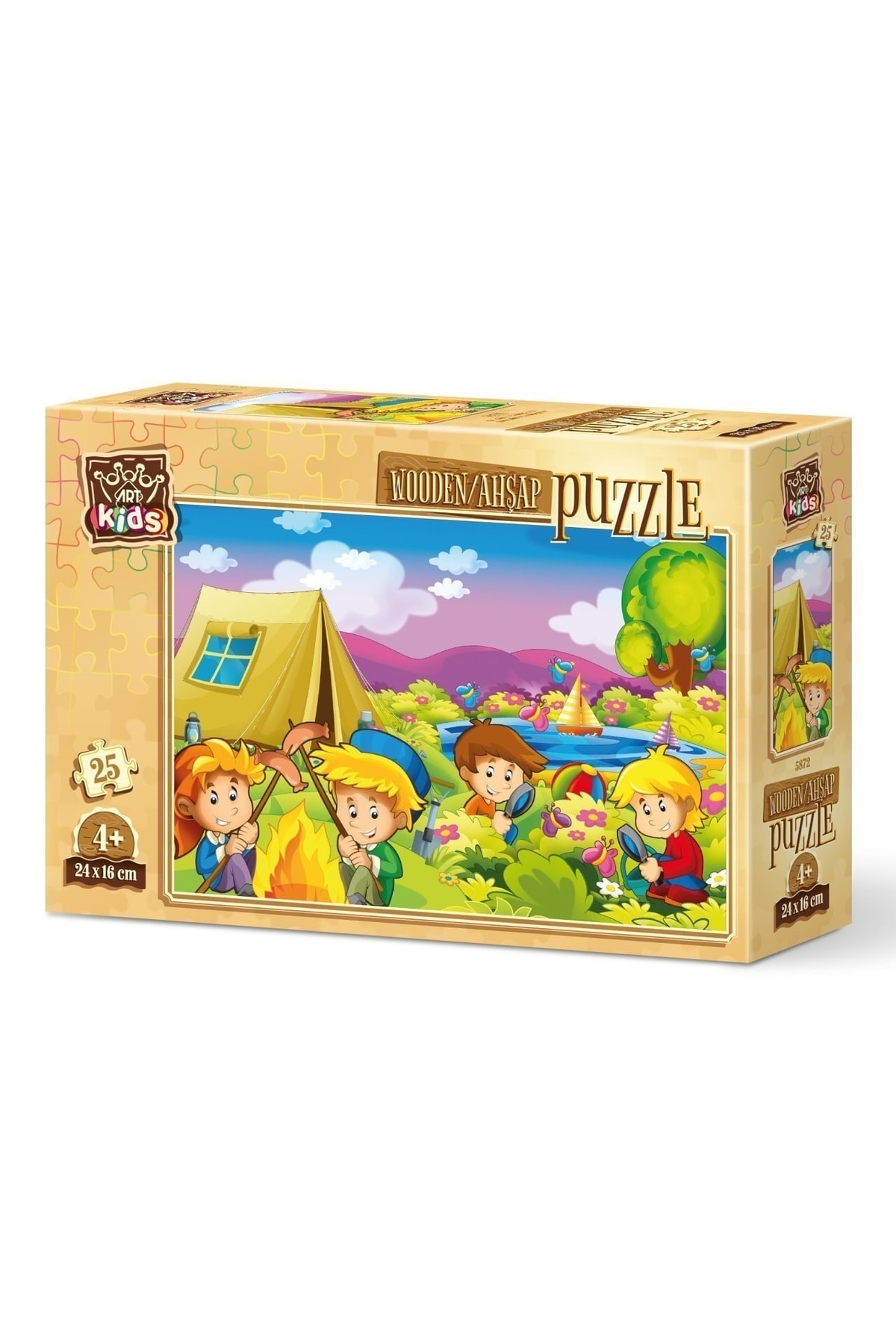 پازل 25 تکه چوبی CURIOUS CAMPERS 5872 از ترکیه Art Puzzle